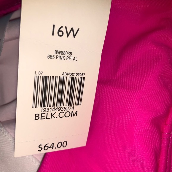 Kim Rogers bright pink bikini bottoms skirt size‎ 16W modest new with tags - Picture 8 of 8